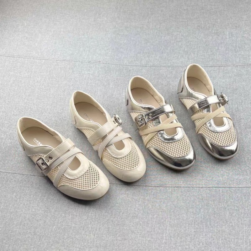 Slingback Pumps Women - 새로운 스플라이싱 우븐 홀로우 스니커즈 2026
