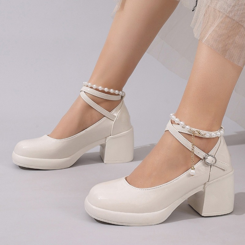 Women Shoes Heels - 새로운 여성 펌프스 슈즈 패션 크로스