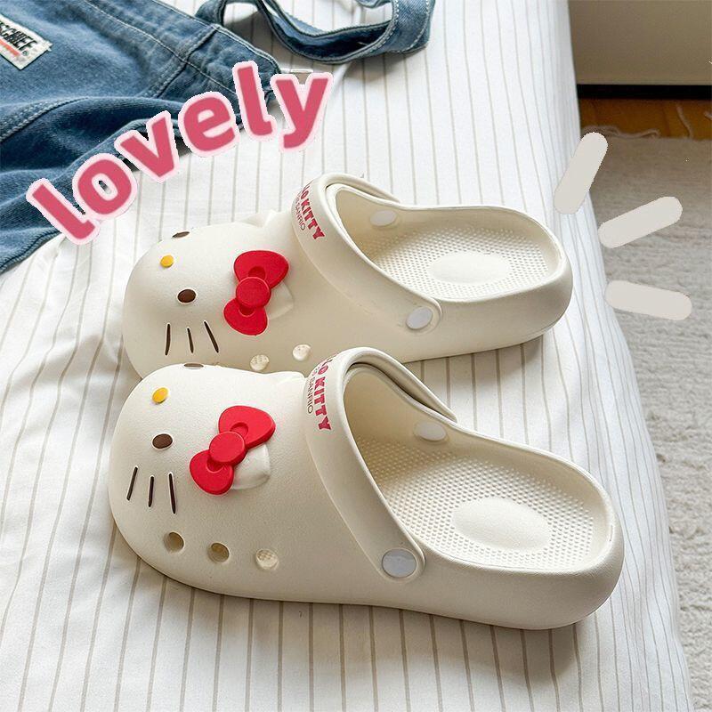 Women'S Shoes Crocs - 여아용 크록 슈즈 헬로키티 논슬립 여름