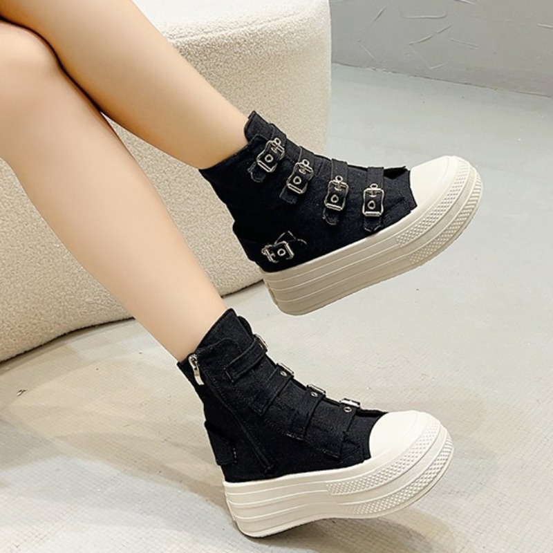 여성용 2025년 봄/여름 신상 캐주얼 다용도 하이탑  - Women Shoes Size 리뷰 및 가격
