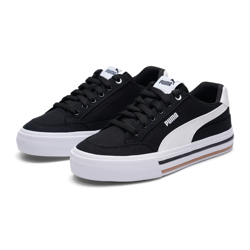 남녀공용 푸마 레트로 캔버스 화이트 스니커즈, 로우탑  - Women'S Shoes Puma Sneakers 리뷰 및 가격