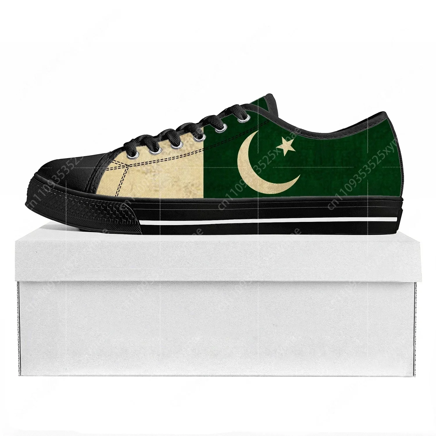 파키스탄 국기 로우탑 고품질 스니커즈 남성 여성 십대  - Women'S Shoes In Pakistan 리뷰 및 가격