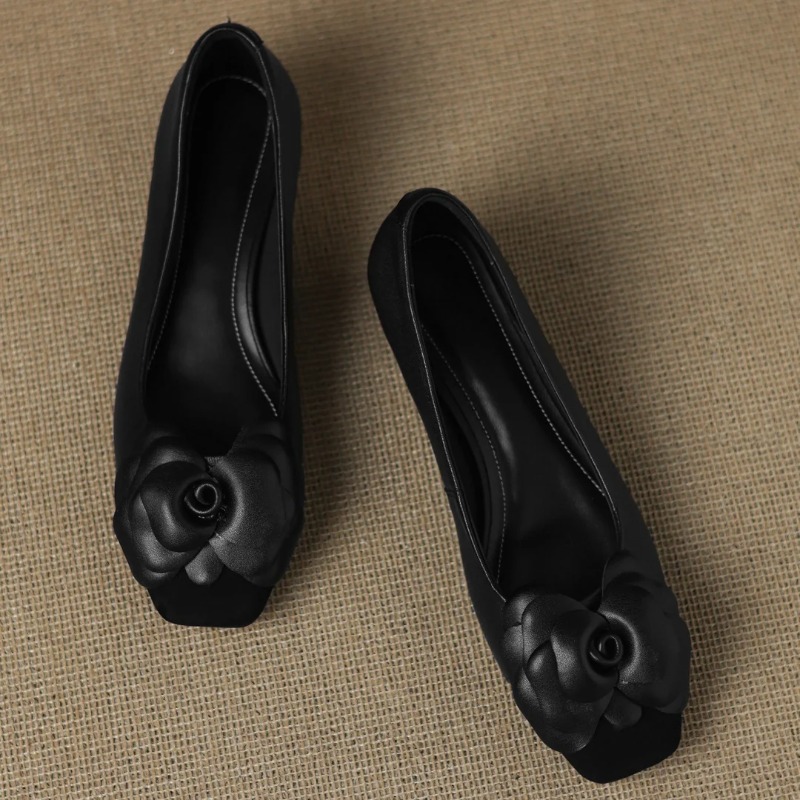 플러스 사이즈 34-41 여성용 양가죽 믹스 컬러 패치 - Women Shoes Heels 리뷰 및 가격