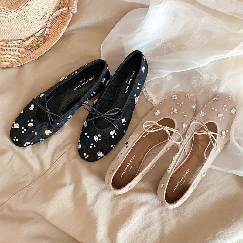 여름 우아한 여성용 반짝이는 라인스톤 리본 메쉬 블록  - Women Shoes Heels 리뷰 및 가격