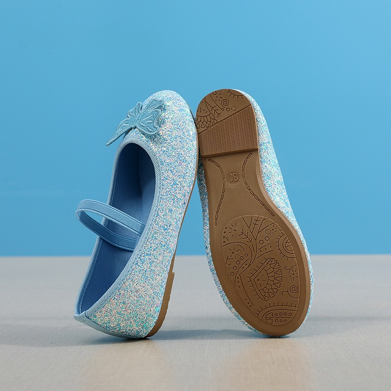 키즈 플랫 댄스 슈즈 솔리드 컬러 PU 리본 장식 스팽 - Women Shoes Us To Eu 리뷰 및 가격