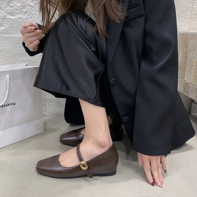 울트라 소프트 가죽 블랙 플랫 여성화 20266 신상  - Women Shoes Black 리뷰 및 가격