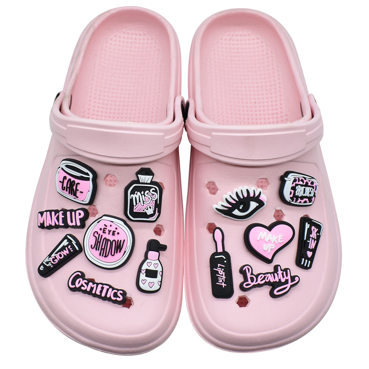 Crocs 핀 액세서리에 대한 핑크 뷰티 메이크업 구두 - Women'S Shoes Crocs 리뷰 및 가격