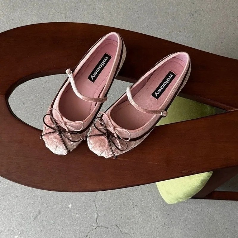 2026 프랑스 플랫 바닥 라운드 토 발레 슈즈, 세련 - Women Shoes Heels 리뷰 및 가격