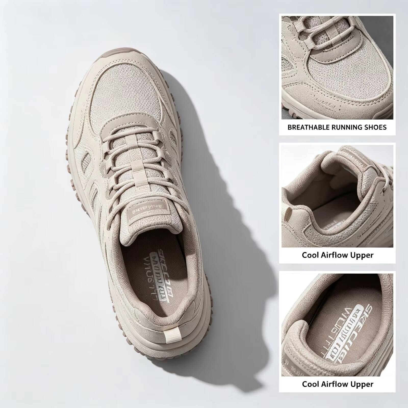 SKECHERS 새로운 여성 운동화 통기성 어퍼 솔 논 - Women Shoes Skechers 리뷰 및 가격