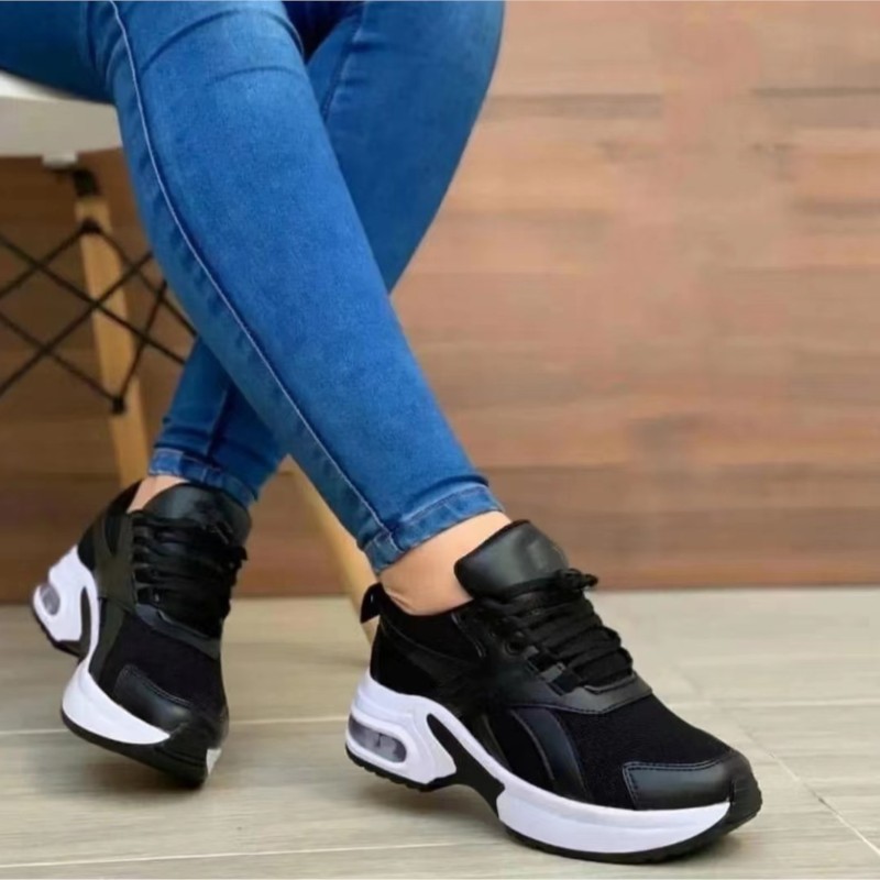 숙녀 운동화 36-43 가을 새로운 레이스 업 웨지 플 - Women Shoes Skechers 리뷰 및 가격