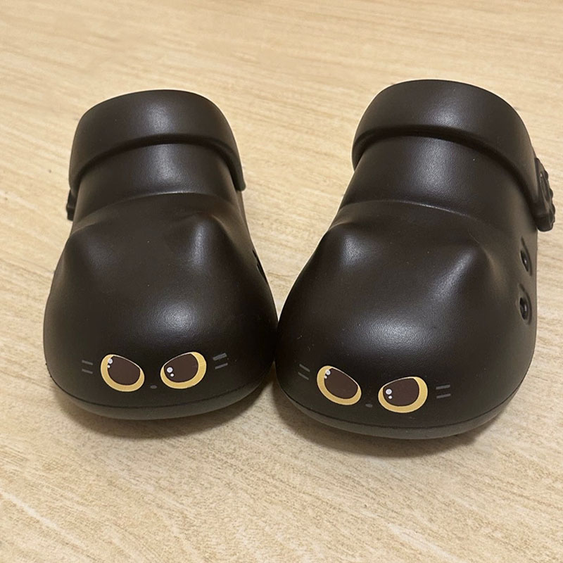 여성용 새로운 창의적인 검은색 고양이 슬리퍼, 여름용  - Women Shoes Black 리뷰 및 가격
