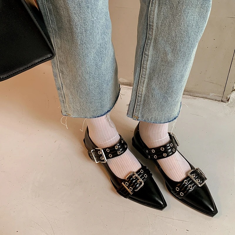 여성 신발 디자이너 럭셔리 로우 힐 펌프 버클 패션 숙 - Slingback Pumps Women 리뷰 및 가격