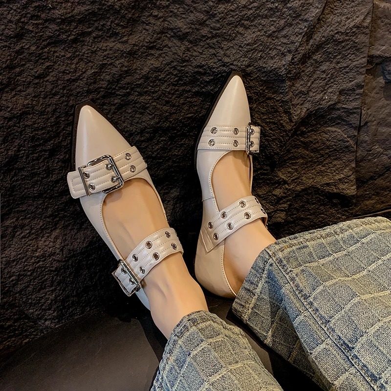 여성 신발 디자이너 럭셔리 로우 힐 펌프 버클 패션 숙 - Slingback Pumps Women 리뷰 및 가격