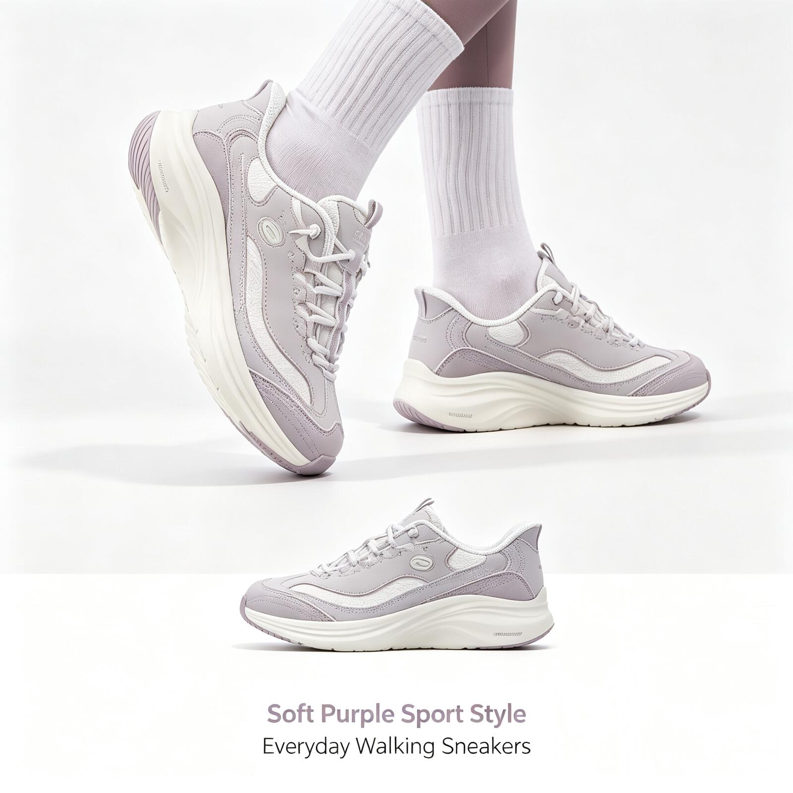 Skechers 여성 라벤더 메모리 폼 메쉬 운동화 경 - Women Shoes Skechers 리뷰 및 가격