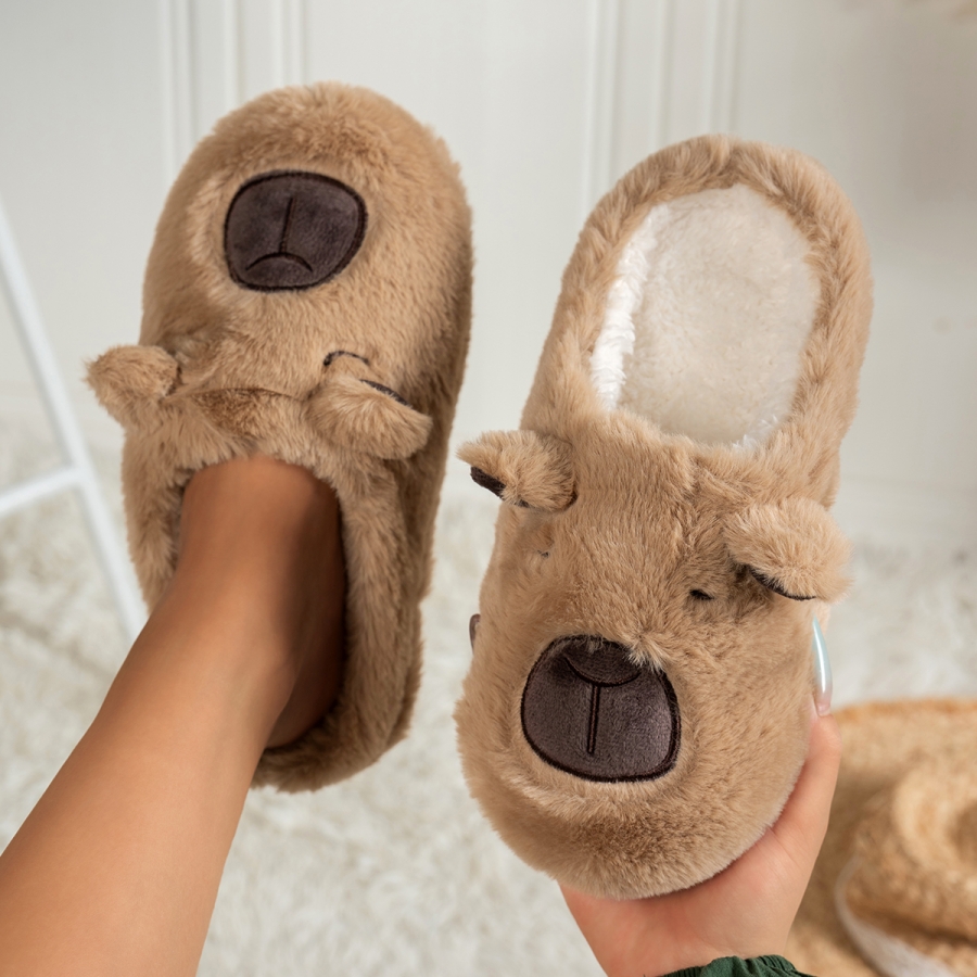 여성용 만화 슬리퍼 귀여운 카피바라 패턴 실내용 부드러 - Women'S Shoes For Fall 리뷰 및 가격